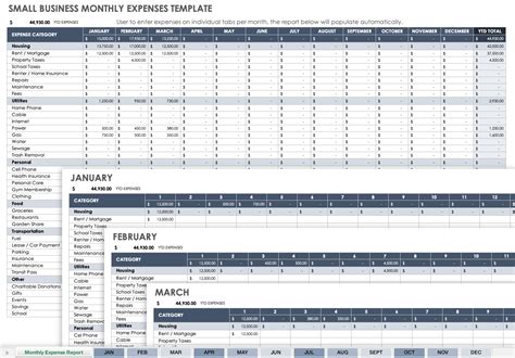 Free Small Business Expense Report Templates Smartsheet