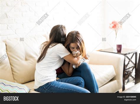Young Woman Embracing Image And Photo Free Trial Bigstock
