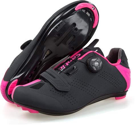 Santic Womens Cycling Shoes Road Bike Shoes Biking Lock