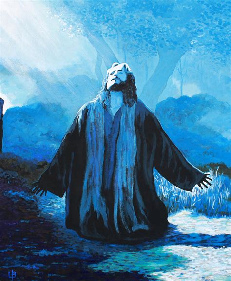 Garden Of Gethsemane Jesus Praying Painting Painted Christ