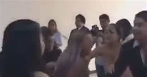 Woman Crashes Wedding To Tell Groom I Love You Before Slapping Bride