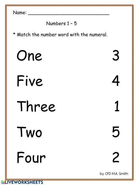 Number Words Worksheet 1100