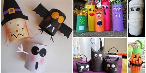 Plus de 30 bricolages d'Halloween à faire avec des rouleaux de papier