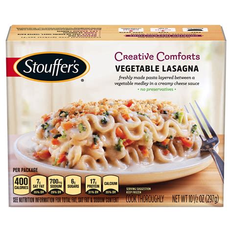 Stouffers Classics Vegetable Lasagna 105 Oz Pasta Meals Meijer