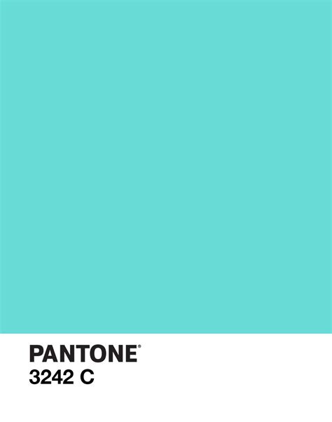 Turquoise Pantone Color Design Inspiration