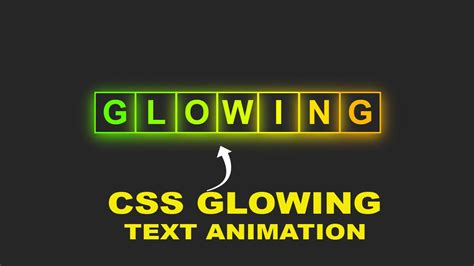 Css Glowing Text Animation Effect Using Html And Css Techmidpoint