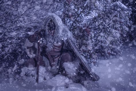 Viking In The Snow Deadlance Steamworks