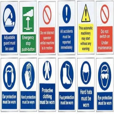 Industrial Safety Sign Board At Rs 40 Piece Industrial Safety Signs