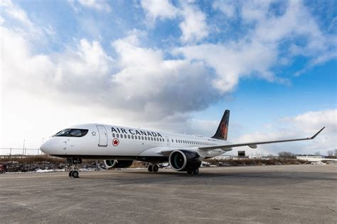 Air Canada Unveils Its First Airbus A220 300 Travel Span Is Indias