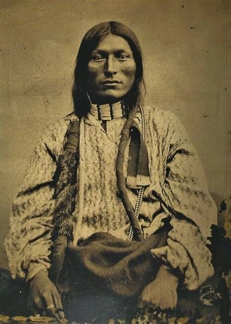 Northern Cheyenne Man Circa 1880 Native American Warrior Native