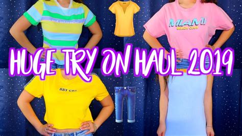 Huge Try On Haul 2019 Maya Hennessey Youtube