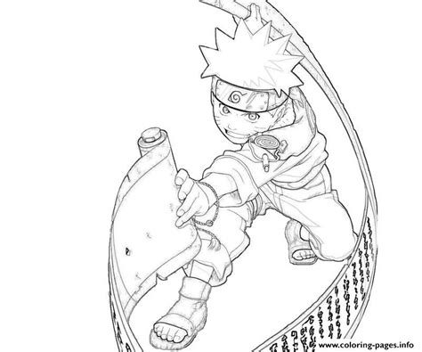 Coloring Pages Anime Uzumaki Naruto295c Coloring Page Printable