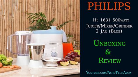 Mixer grinders (philips) help you grind and churn batters, chutneys, and more to ensure that you get to gorge on delicious dosas, idlis, and more in the comfort of your home. Philips HL1631 500 Juicer Mixer Grinder UNBOXING ...