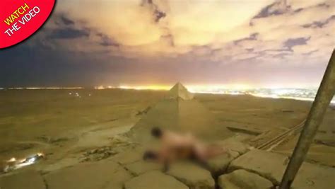 Egypt Great Pyramid Climbers Two Arrested Over Naked Photoshoot On Landmark World News
