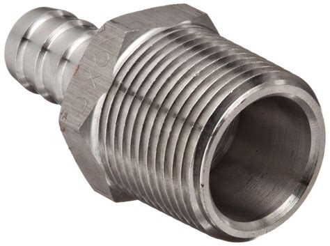 Dixon Rn64 Stainless Steel 316 Hose Fitting 12 Npt Male X 34 Hose Id
