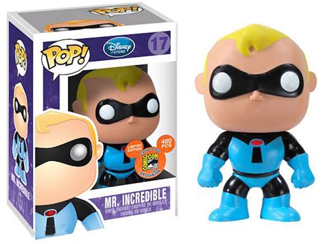 Funko Pop Disney Mr Incredible Blue Suit Sdcc Figure 17