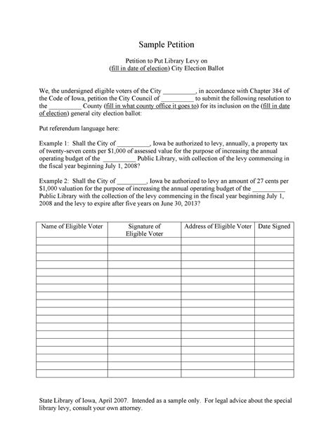 Printable Blank Petition Forms 11 Things About Printa