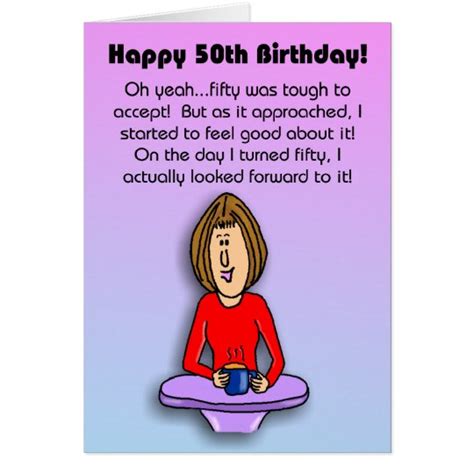 Funny Birthday Card Celebrating 50th Birthday Card