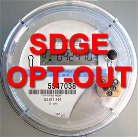 Sdg&e reserves the right, in its sole discretion, to prevent any individual from accessing this web site in connection with my account. ALERT: CPUC Passes SDG&E / SCE Opt-out Plans 4/19/12 ...