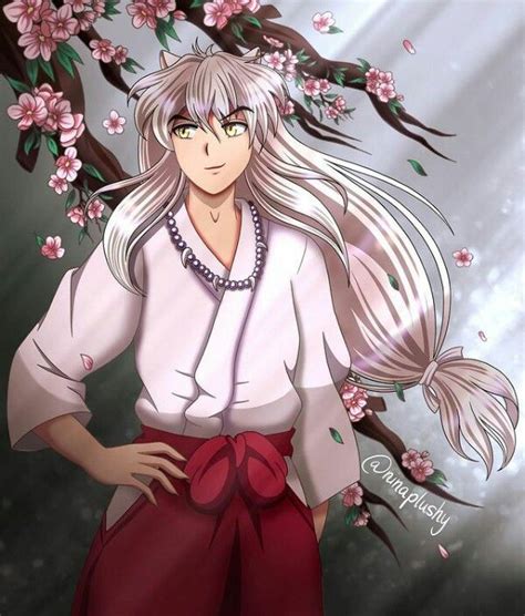 Inuyasha By The Cherry Blossom Tree En 2021 Dibujos Anime Manga