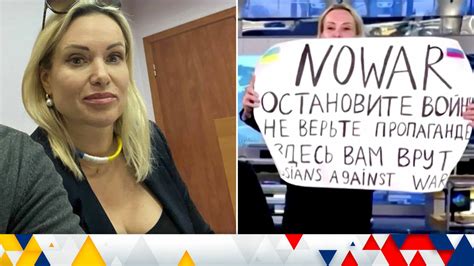 Marina Ovsyannikova Journalist Fined £210 After Protest Against Ukraine War On Russian State Tv