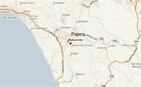 Pajaro River Map