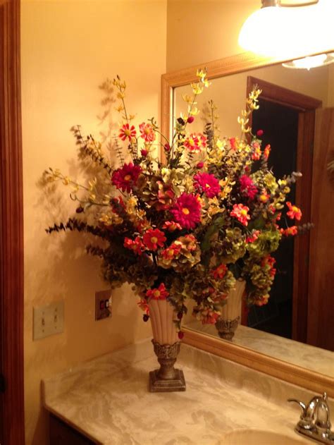 Flower Arrangement I Made For My Bathroom Flower Arrangements