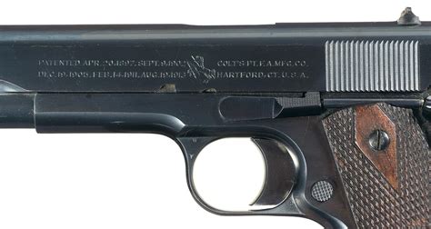Outstanding Pre War Colt Government Model 45 Caliber Semi Automatic