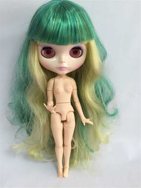 Joint Body Nude Blyth Doll Mixed Hair Factory Doll Fashion Doll