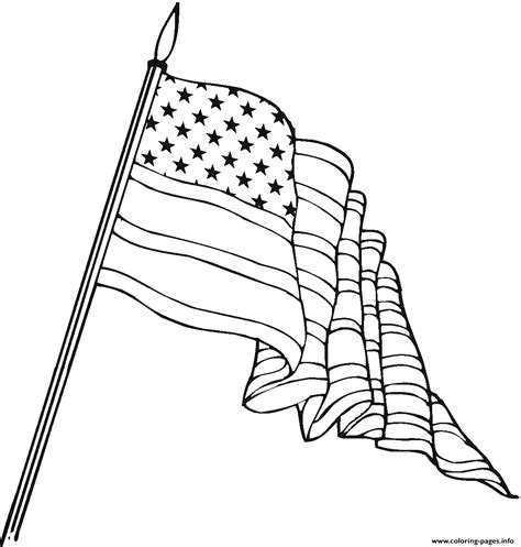 Consists of 13 red and white stripes, as well as 50 stars. Usa Flag Coloring Pages Printable