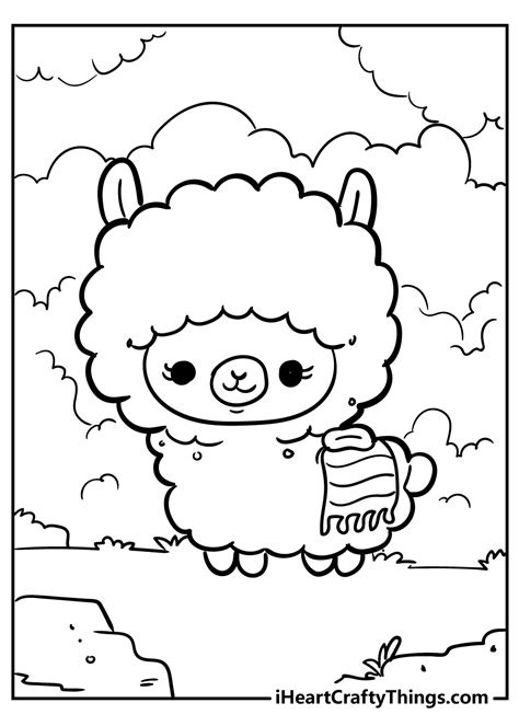 Cute Kawaii Sweets Coloring Pages