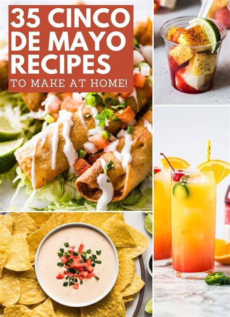 Served using your choice of mexican domestic draft. 35 Cinco de Mayo Recipes to Make at Home - Isabel Eats ...