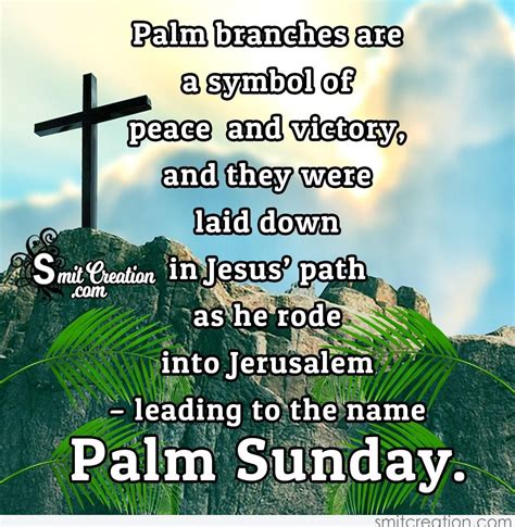 Palm sunday 2019 quotes & messages. Palm Sunday Quote - SmitCreation.com