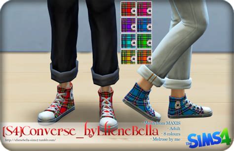 My Sims 4 Blog Converse Sneakers For Females By Elienebellasims