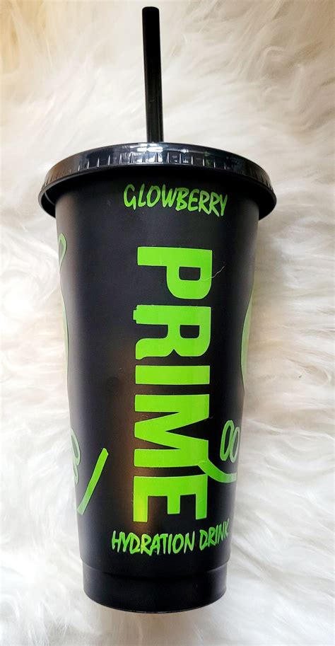 Glowberry Prime Coldcup Prime Cup Logan Paul Ksi Green Etsy