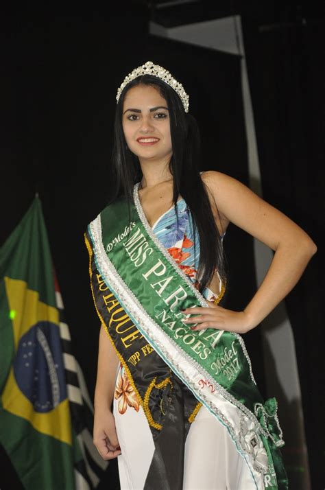 Miss Parana Model Paranaense Conquista O Título De Miss Brazil Model