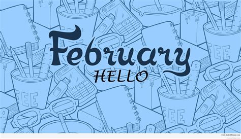 Hello February Wallpapers Top Free Hello February Backgrounds