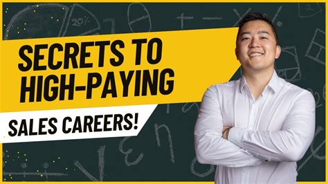 Unleash Your Earning Power: Secrets to High-Paying Sales Careers! 💼💰
