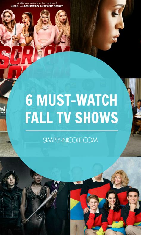 6 Must Watch Fall Tv Shows Simply Nicole