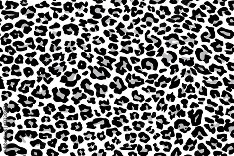 Texture Repeating Seamless Pattern Snow Leopard Jaguar White Leopard Stock Vector Adobe Stock