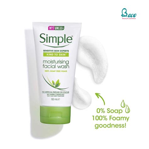 Sữa Rửa Mặt Simple Kind To Skin Moisturising Facial Wash 150ml Beco