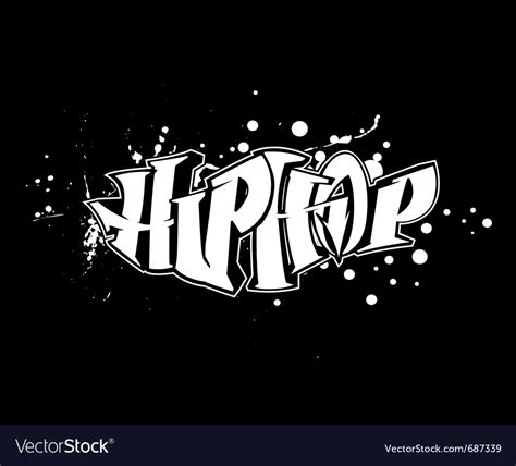 hip hop graffiti royalty free vector image vectorstock