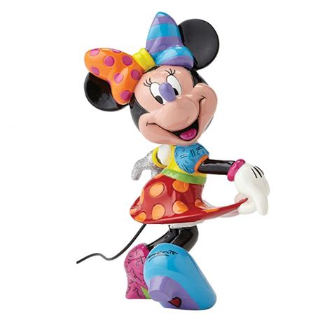 Disney Britto Minnie Mouse Curtsy Figurine Medium