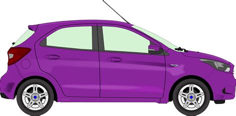 Clipart Car 13 Purple