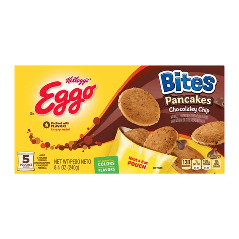 Save On Kelloggs Eggo Bites Pancakes Chocolatey Chip 5 Ct Order