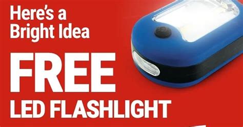 Free 144 Lumen Ultra Bright Led Portable Worklightflashlight At Harbor