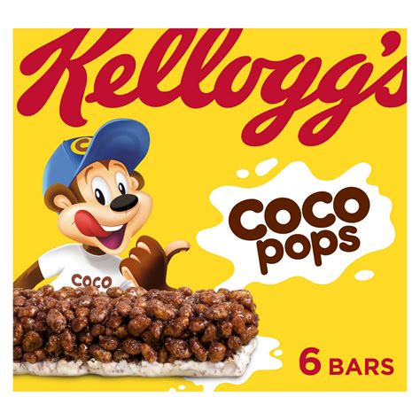 Kelloggs Coco Pops Cereal Bars 6 X 20g 120g Kelloggs Iceland Foods