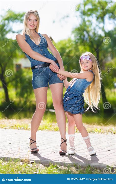 Mother And Her Daughter Stock Photo Image Of Caucasian