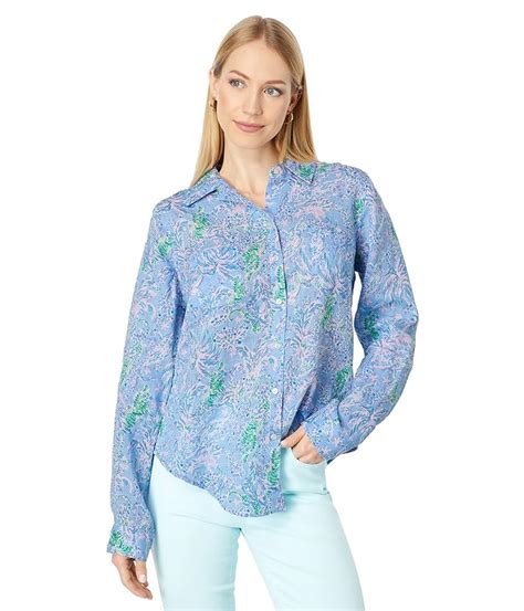 Lilly Pulitzer Sea View Button Down 6pm