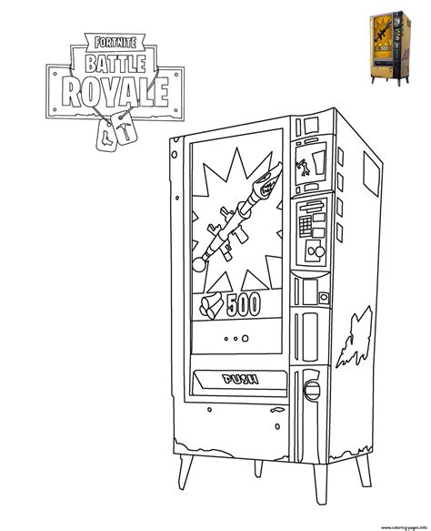 As you can see, they are to use the vending machines, simply walk up to the and hold square on ps4. Fortnite Vending Machine Coloring Pages Printable